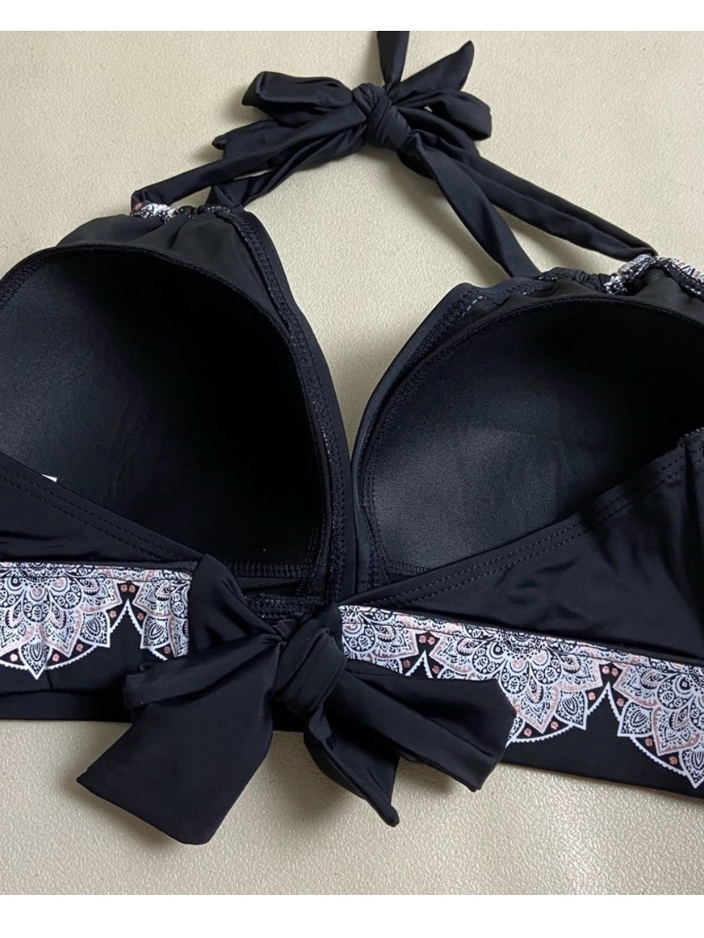 Nwt Avenger halter BIKINI Top swimsuits For All Plus Size 20 2X - Picture 4 of 4